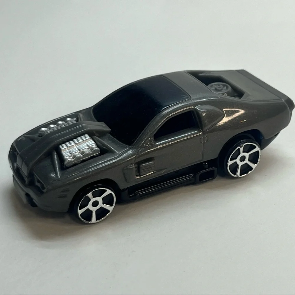 hot wheels hollowback car mcdonalds happy meal toy 2017 gray muscle car‎